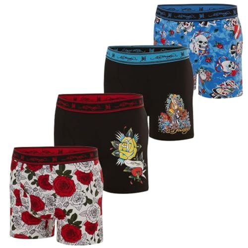 ED HARDY Mens Active Stretch Breathable Underwear Comfortable Gym Boxer Briefs Multipack  
ED HARDY Mens Gym Stretch Bre