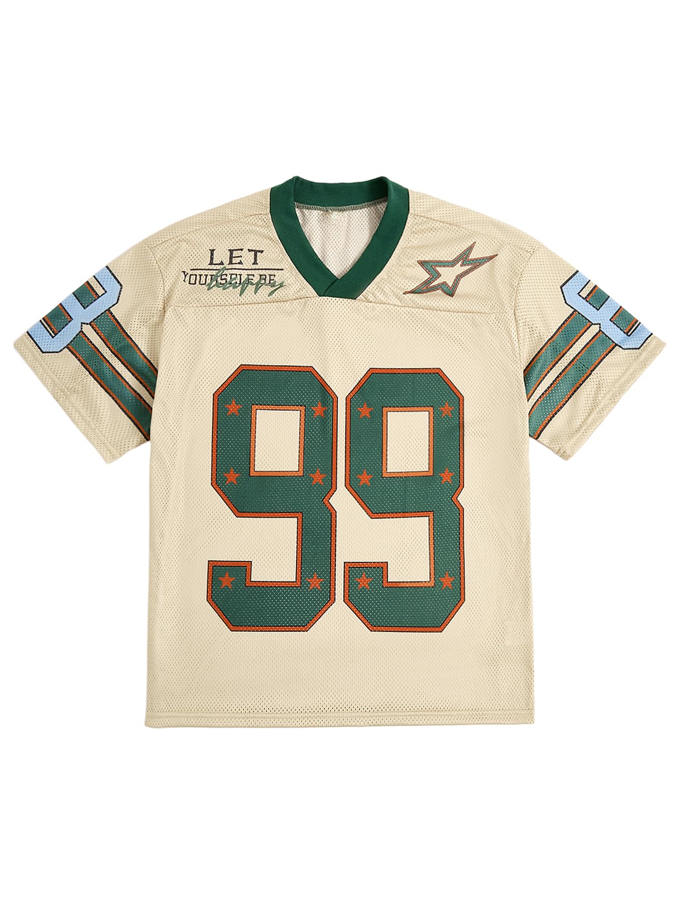  SOLY HUX Mens Oversized V Neck Graphic Tees Summer Tops
| SOLY HUX Mens Baggy Y2k Jersey Shirts Summer Tops
| SOLY HUX 