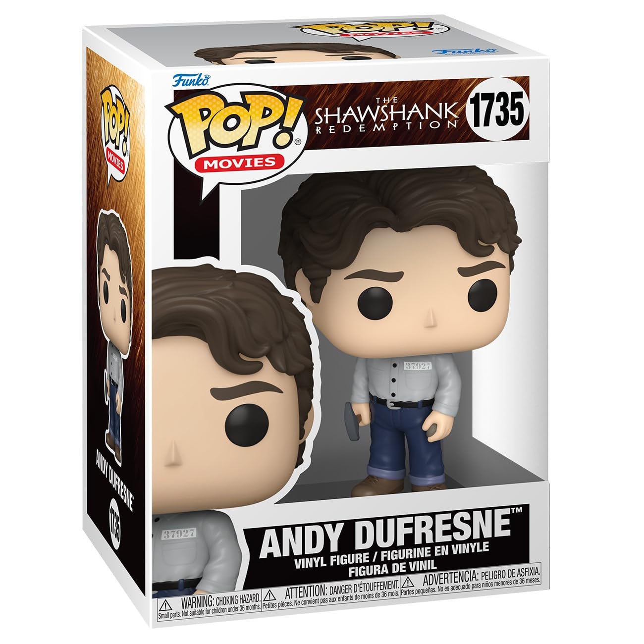 Funko POP Movies: Shawshank Redemption - SR Andy Dufresne Collectible Vinyl Figure - Official Merchandise for Kids & Adu