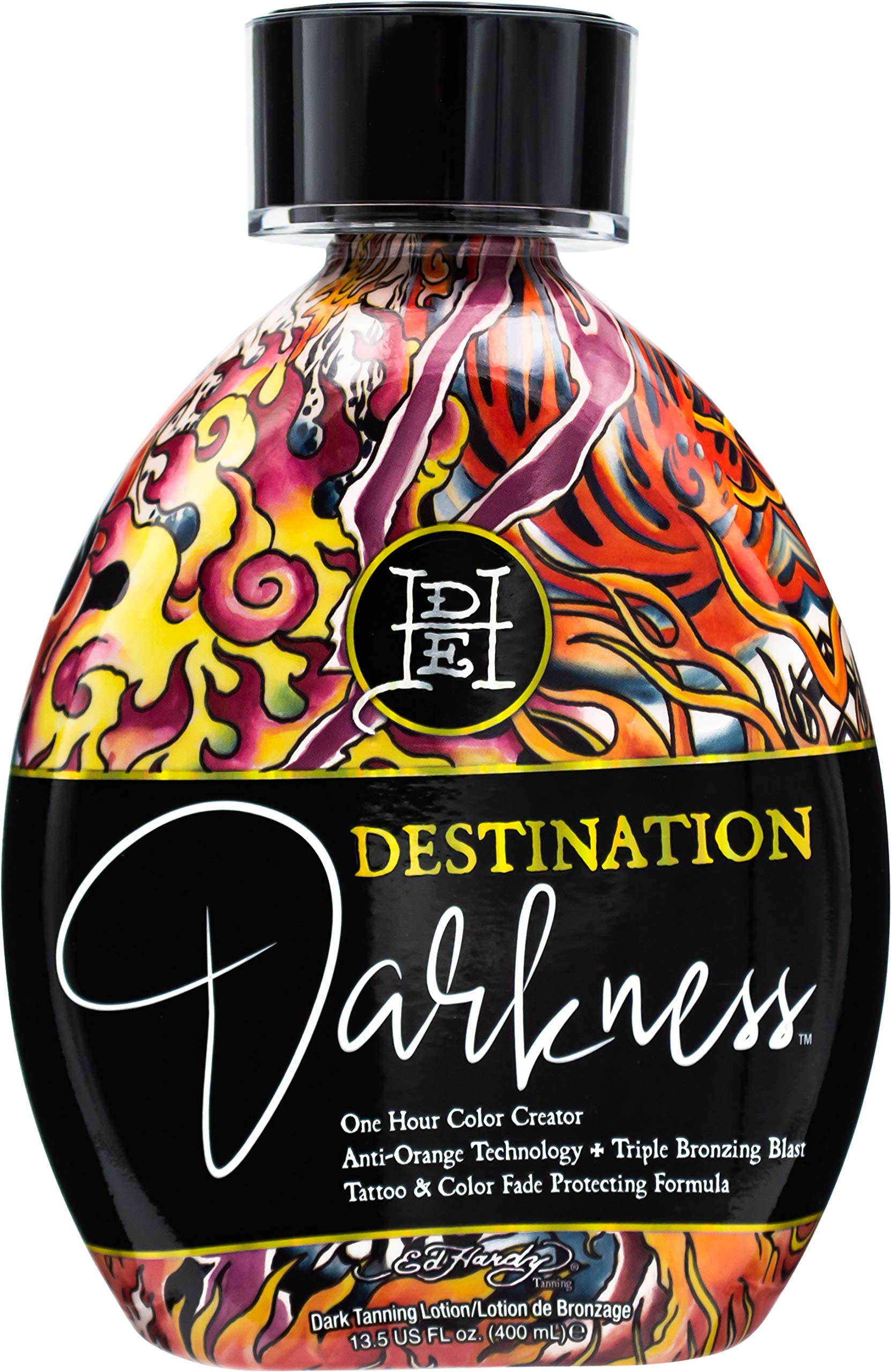 ED HARDY One Hour Color Creator Tanning Lotion for Fast Dark Tan on Vacation