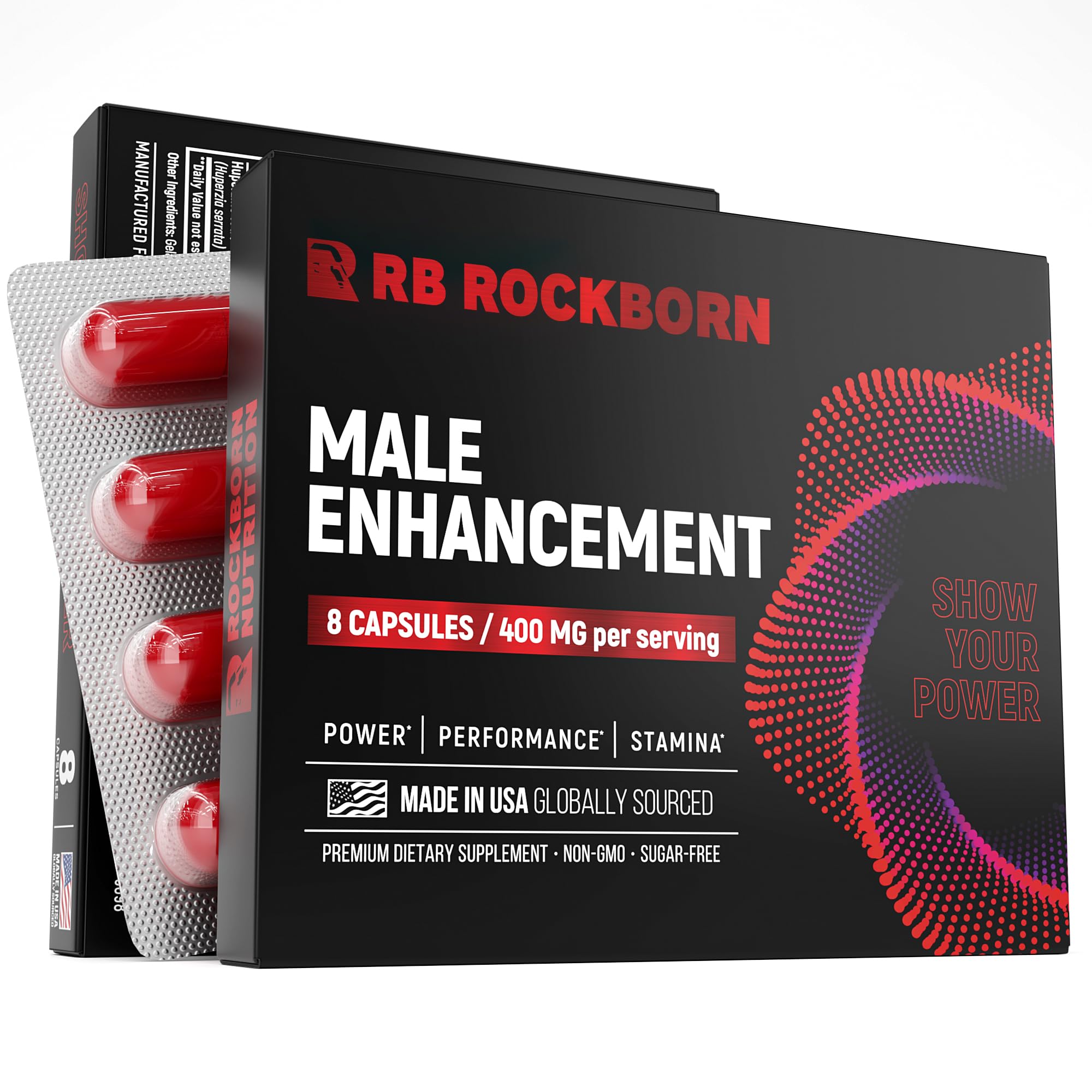 Herbal Supplement for Men's Health with Horny Goat Weed and Tribulus Terrestris - Boosts Male Libido - 8 Capsules
| Her