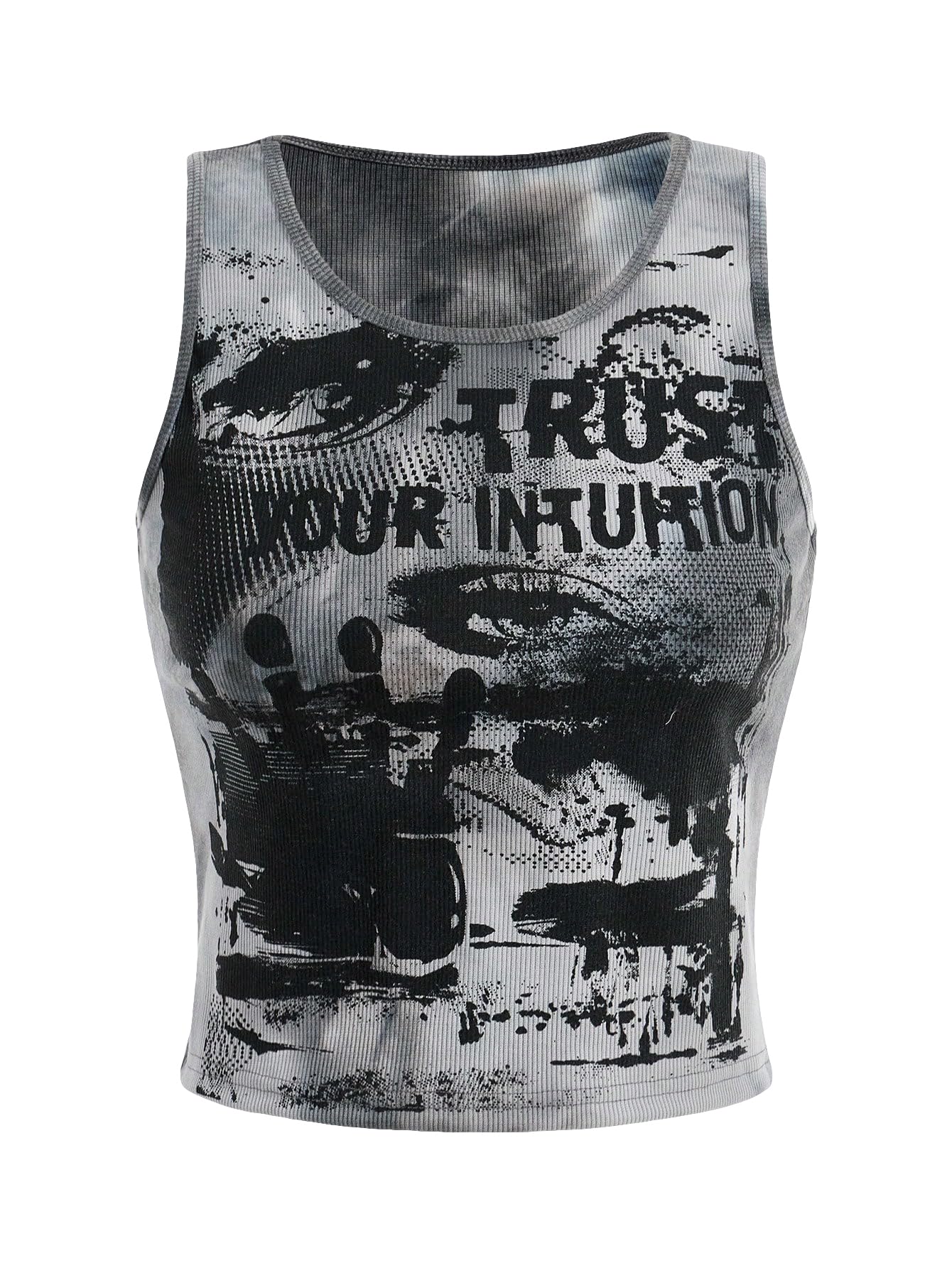 SOLY HUX Women's Graphic Tank Tops Y2k Gothic Summer Going Out Tops
| SOLY HUX Women's Graphic Sleeveless Tanks Y2k Got