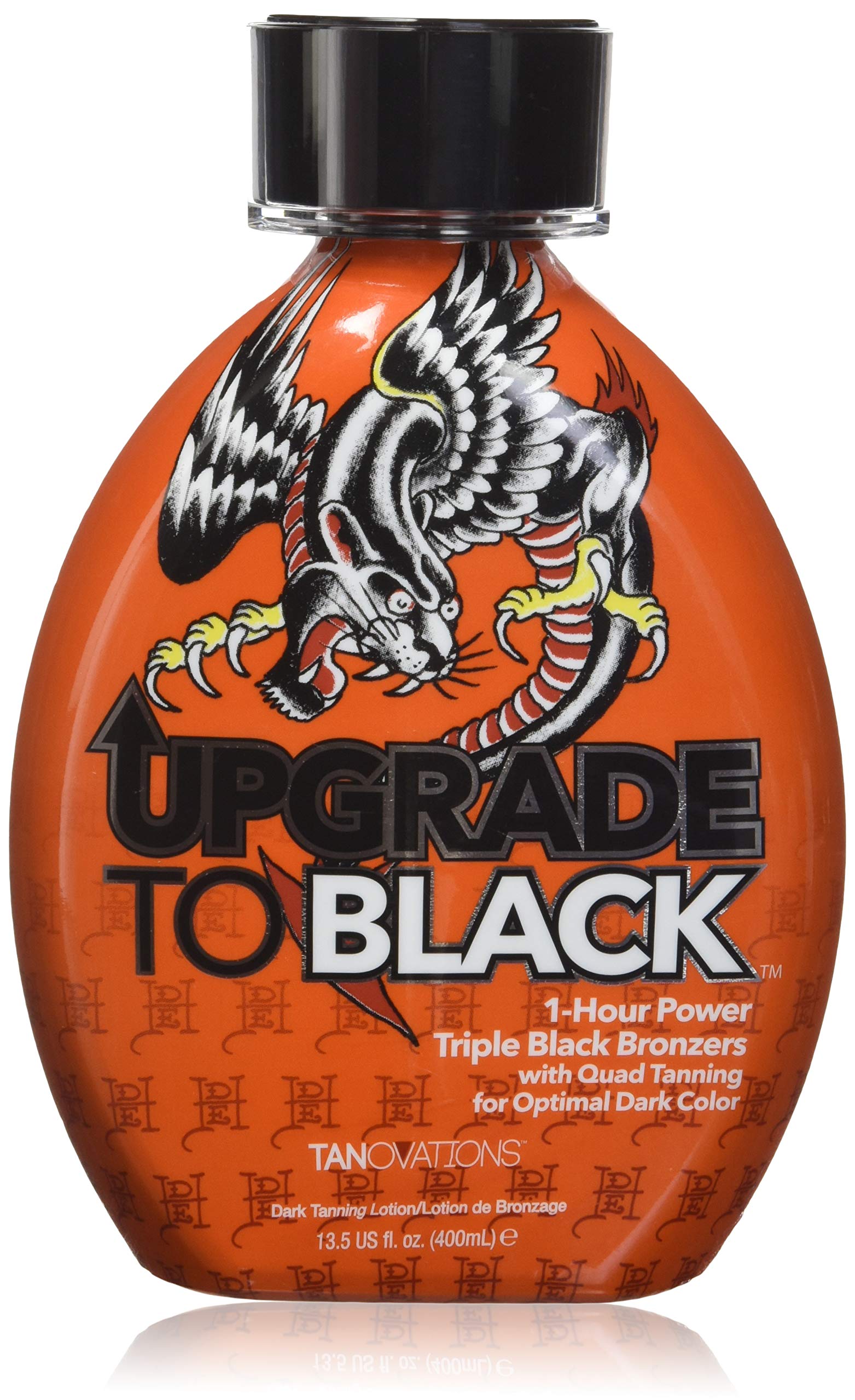 ED HARDY UPGRADE TO BLACK Triple Black Bronzer for Men - Beach Vacation - Instant Tan, All Day Coverage - 1|5 oz.